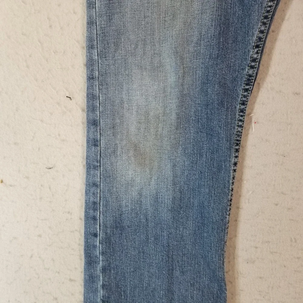 Levi's 514 jeans men's 36 x 30 regular fit straight blue stretch denim pants